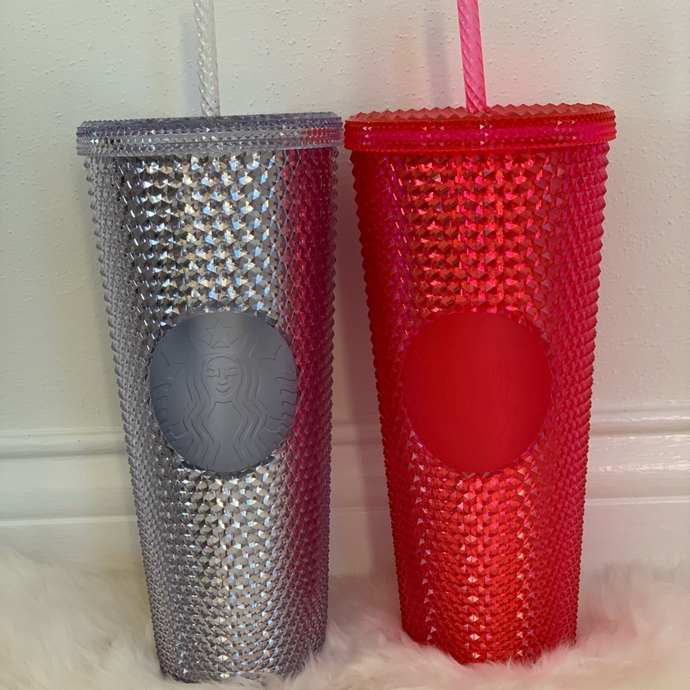 2019 Starbucks Holiday Studded Tumblers Set of 2